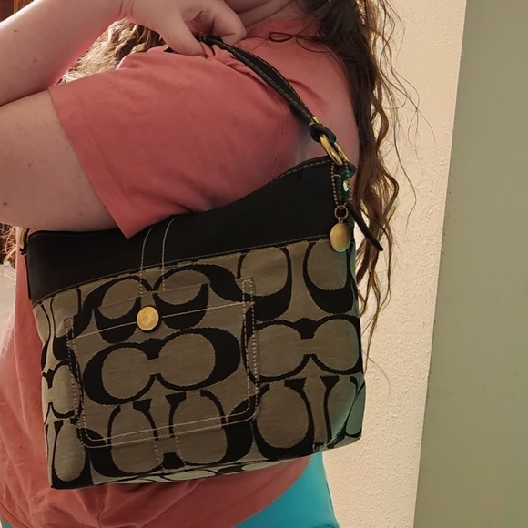 COACH SIGNATURE JACQUARD LEGACY Shoulder bag - Picture 11 of 11